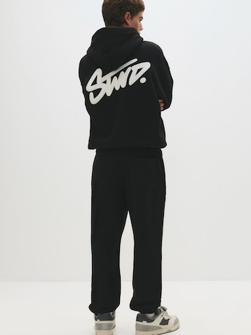Effilé Pantalon 'STWD' Pull&Bear en noir