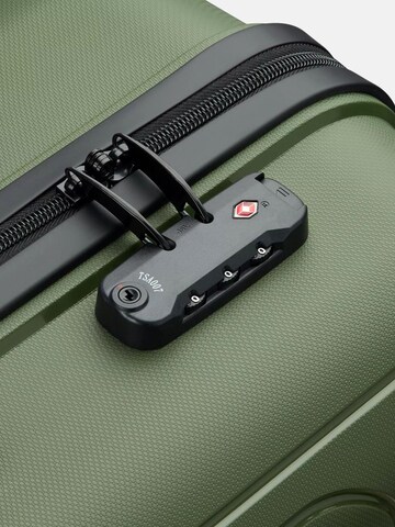MODO by Roncato Wózek 'RONCATO TROLLEY CABINA 4R 55/20CM NOXA Valigie e Trolley' w kolorze zielony