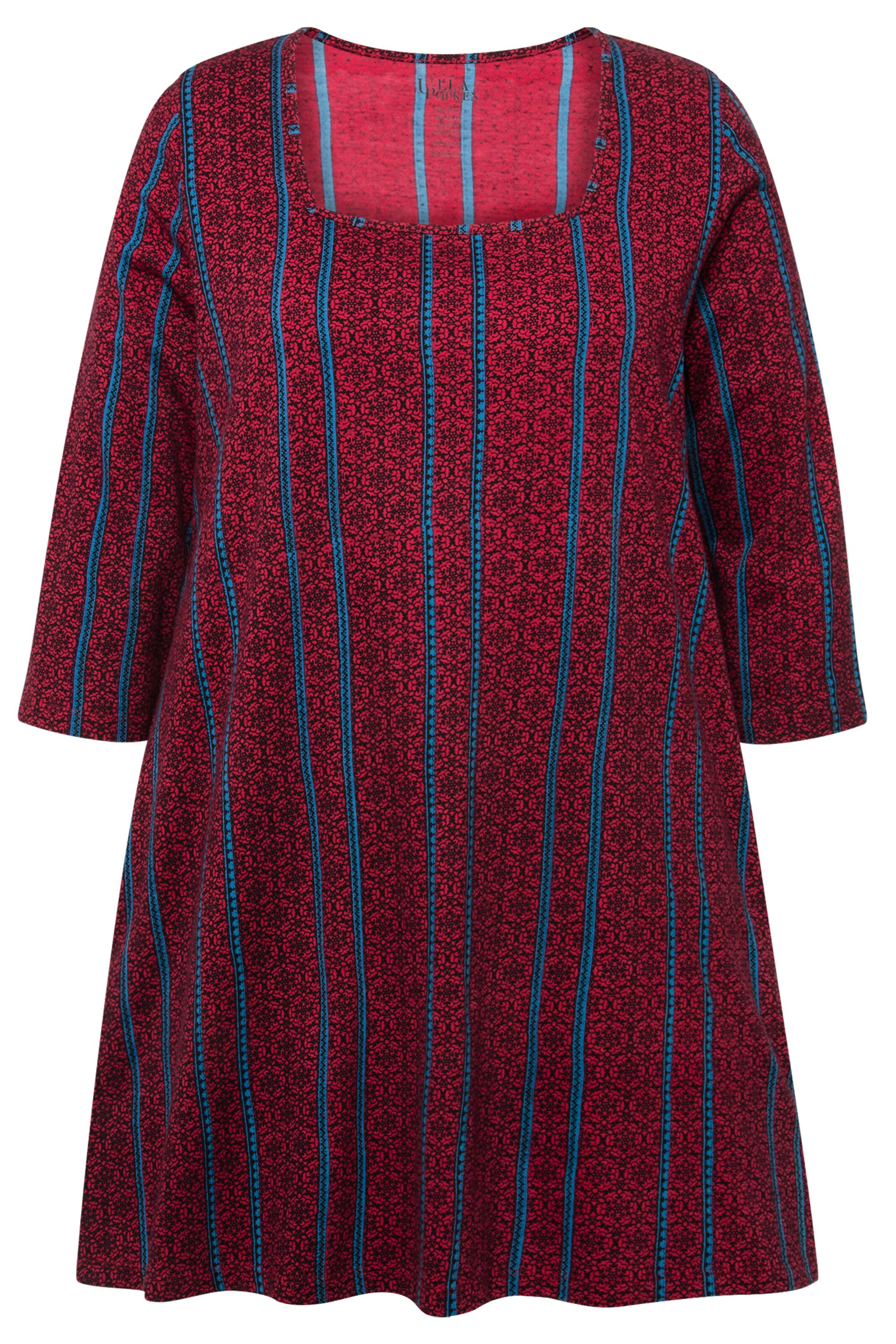 Ulla Popken Shirt in Rood: voorkant