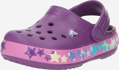 Crocs Zapatos abiertos en turquesa / amarillo / lila / lila oscuro, Vista del producto