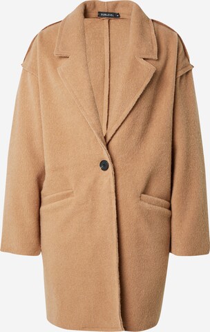 Manteau mi-saison Sublevel en beige : devant