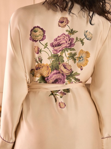 LAURA ASHLEY Dolg kopalni plašč 'Uffington Roses' | bež barva