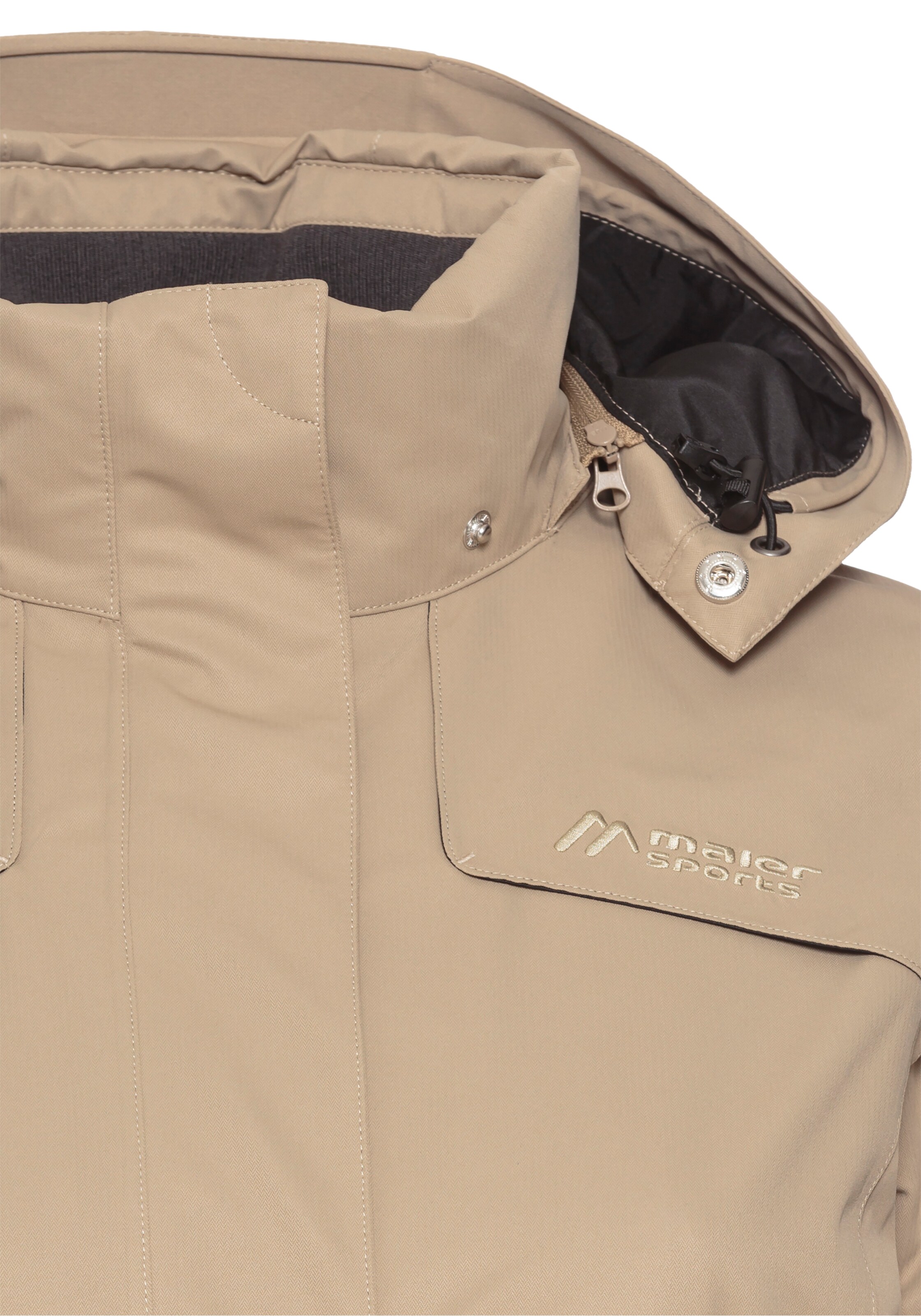 Maier Sports Athletic Jacket in Beige