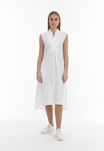 RISA Obleka | bela barva