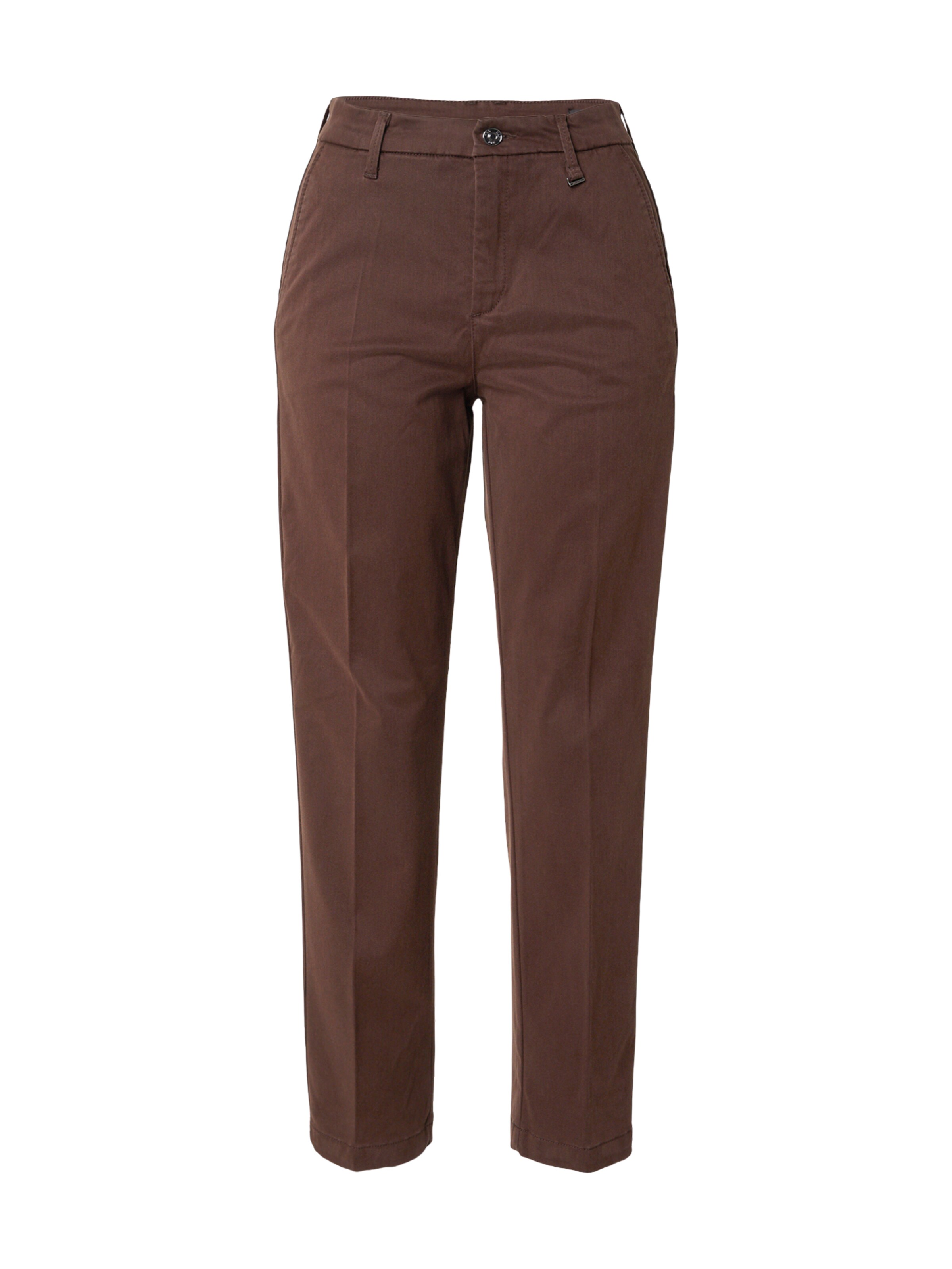 MAC Chino Pants in Brown: front