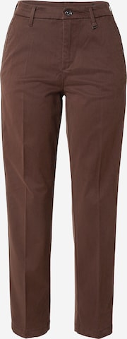 MAC Chino Pants in Brown: front