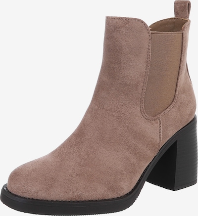 Ital-Design Stiefelette in hellbraun, Produktansicht