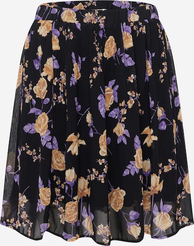 ONLY Carmakoma Skirt 'PIONA' in Beige / Purple / Black, Item view