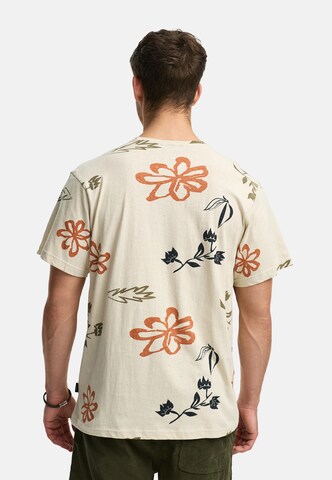 T-Shirt 'Asbjorn' INDICODE JEANS en beige
