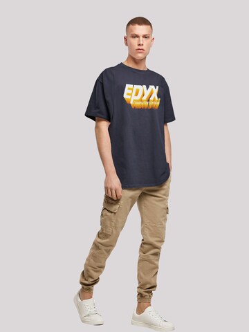 F4NT4STIC Shirt 'EPYX Logo 3D Retro Gaming SEVENSQUARED' in Blauw