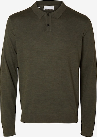 SELECTED HOMME Pullover 'Town' in Grün: predná strana