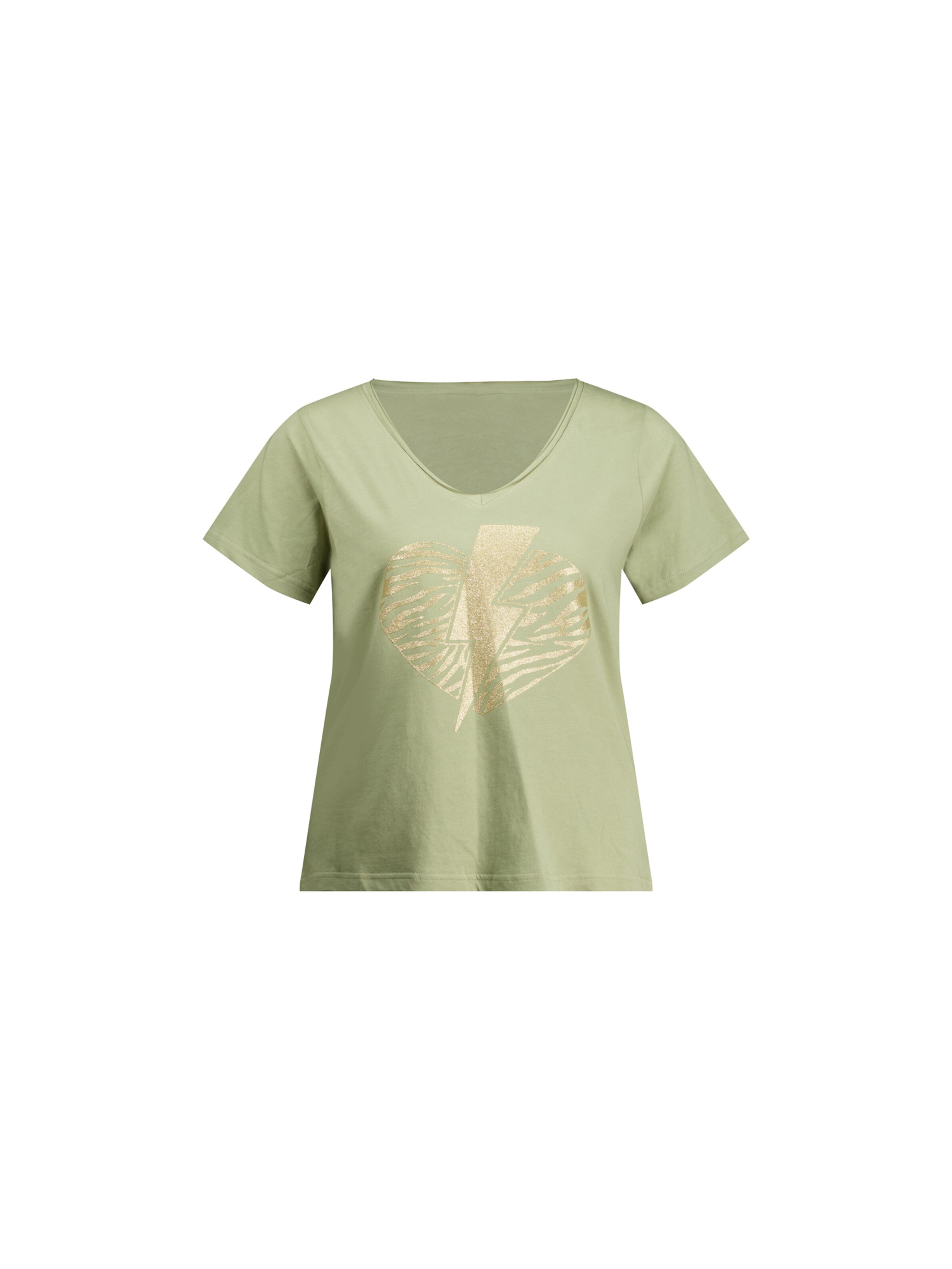 Deeluxe Shirt 'Lovers' in de kleur Goud / Groen, Productweergave
