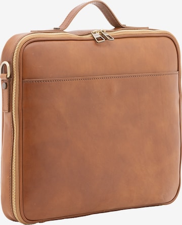 Porte-documents Viola Castellani en marron : devant