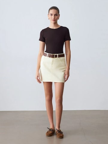 Dilvin Shirt 'T-Shirts' in Brown