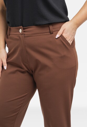 Regular Pantalon 'JIMMY ' Karko en marron