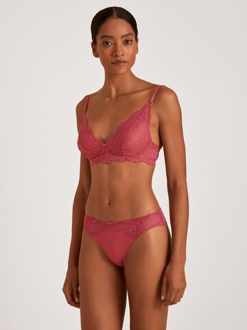 CALIDA Bralette Bra 'Modal Sense' in Red: front