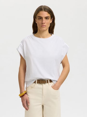 SELECTED - Camiseta en blanco: frente