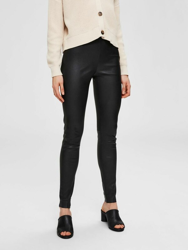 SELECTED FEMME Skinny Pants 'Sylvia' in Black
