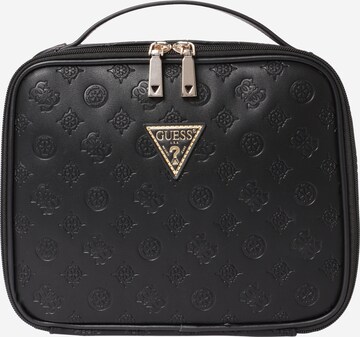 GUESS Toiletry Bag 'WILDER' in Black: front