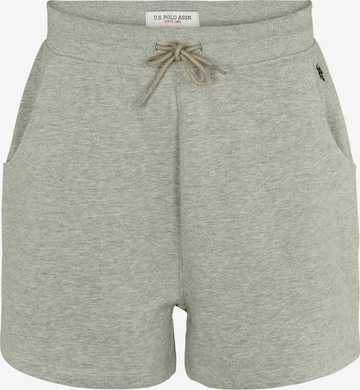 U.S. POLO ASSN. Housut 'Iben' värissä harmaa: etupuoli