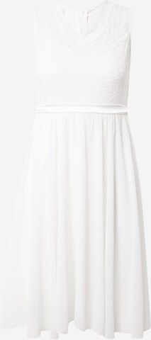 Robe de cocktail WAL G. en blanc : devant