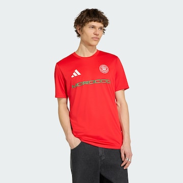 T-Shirt fonctionnel ADIDAS PERFORMANCE en rouge : devant