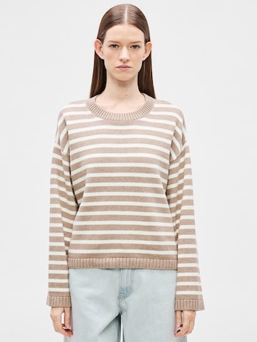 Barbour - Jersey 'Rosie' en beige: frente