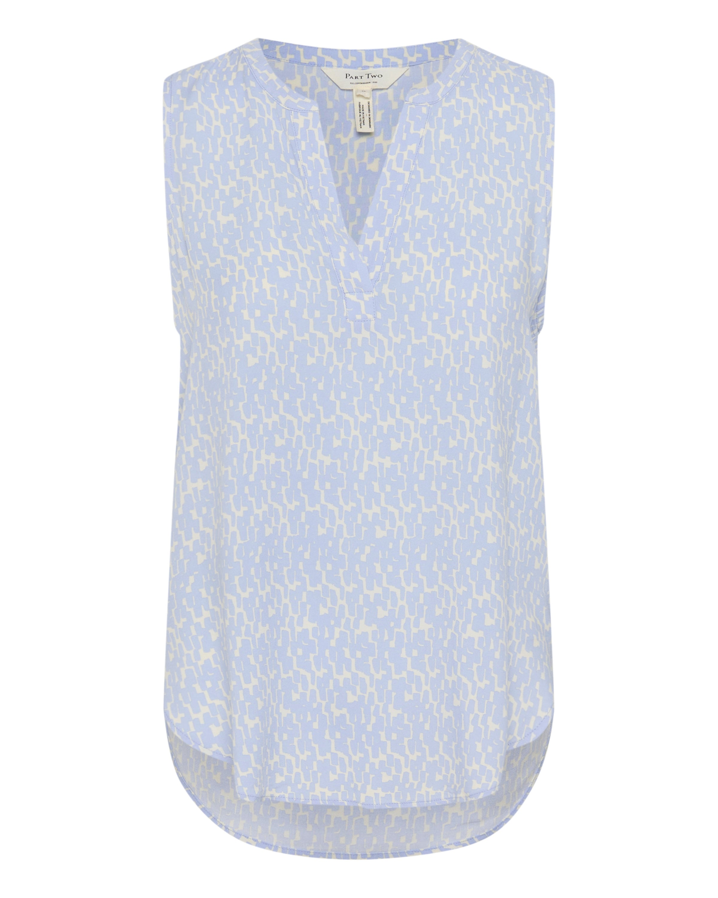 Part Two - Blusa 'Andia' en azul: frente