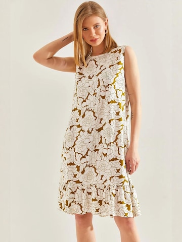 Bianco Lucci - Vestido de verão em branco