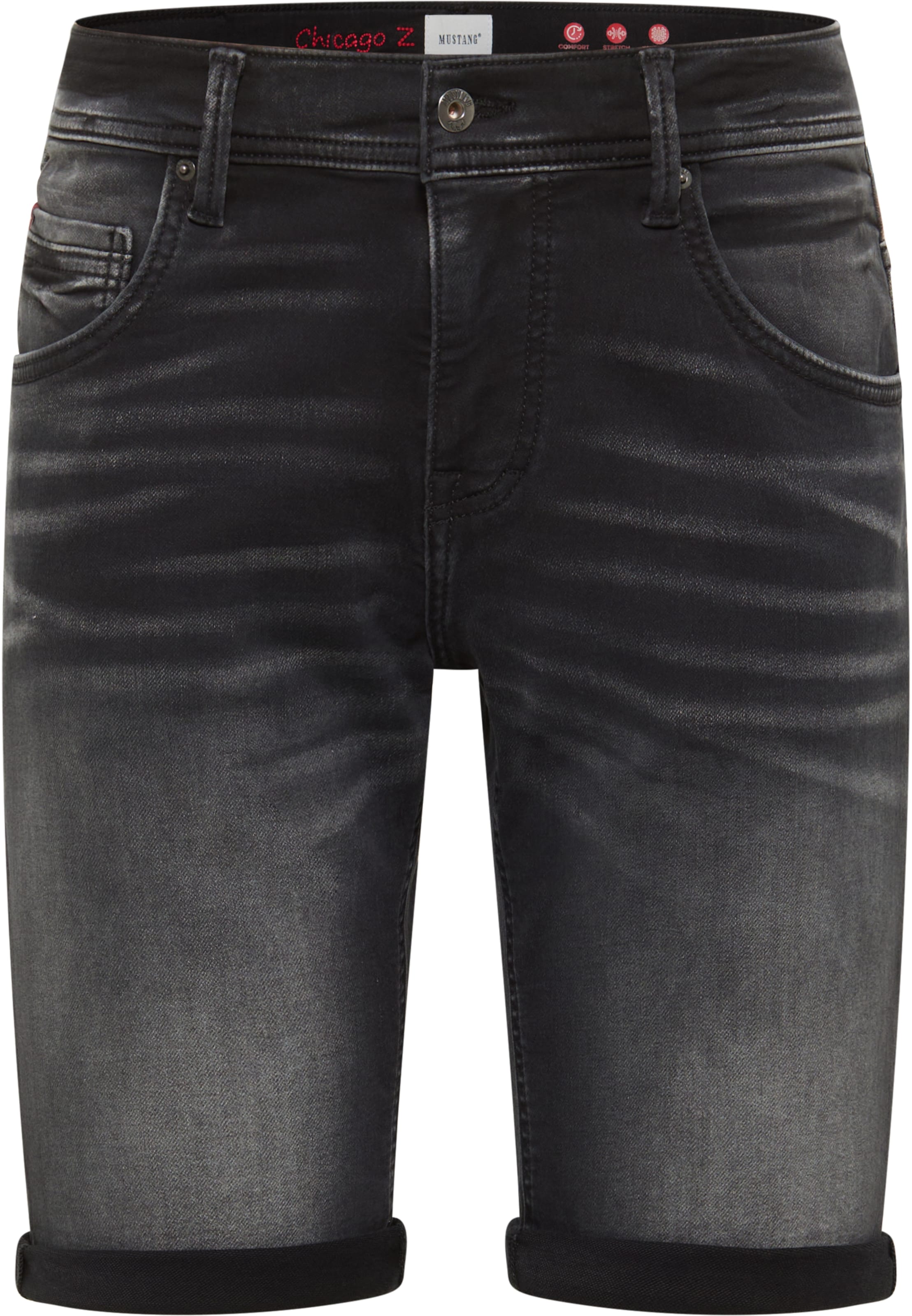 MUSTANG Jeans 'Chicago' in Black: front