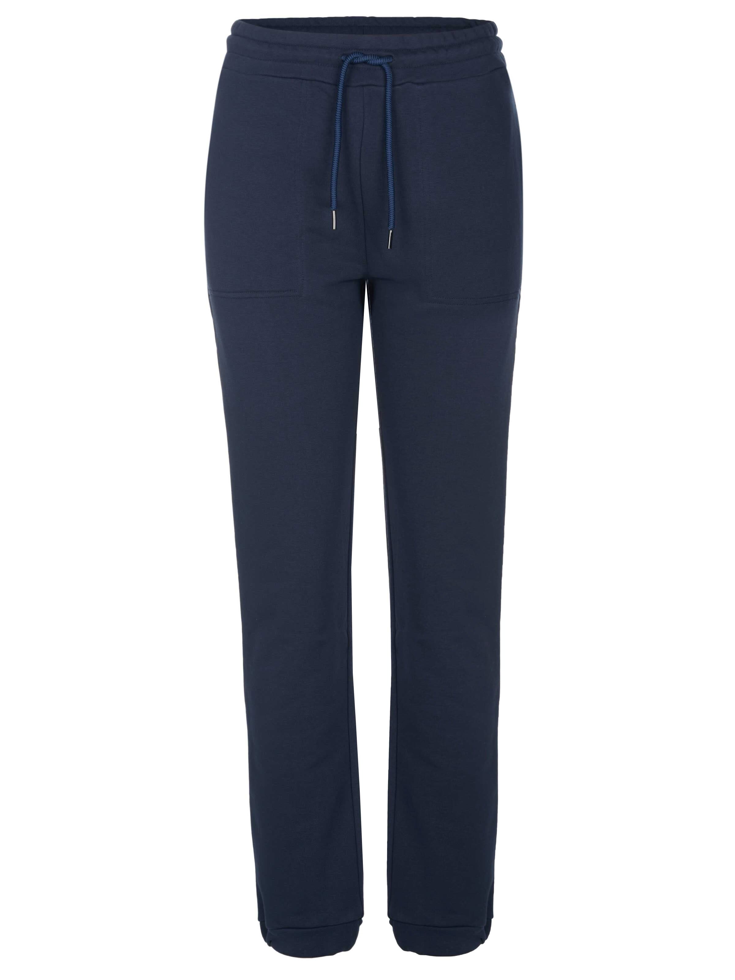 ARMANI Regular Pants 'Emporio' in Blue: front