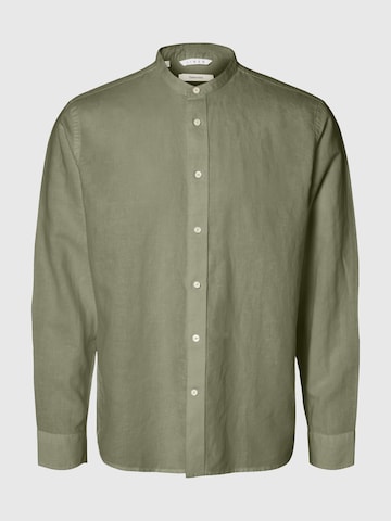 SELECTED Regular Fit Hemd 'SLHClay' in Grün