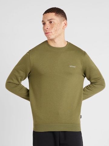 BLEND Sweatshirt 'Downton' in Green: front