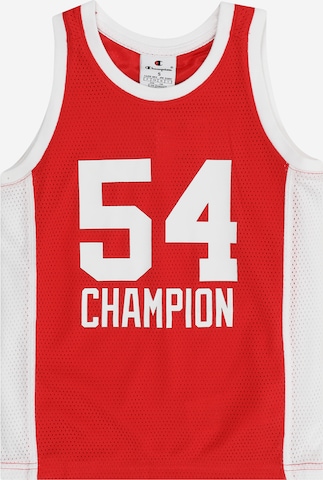 Champion Authentic Athletic Apparel T-shirt i röd: framsida