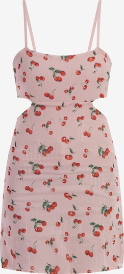 MYMO Vestido de verão em verde / cor-de-rosa / vermelho, Vista do artigo