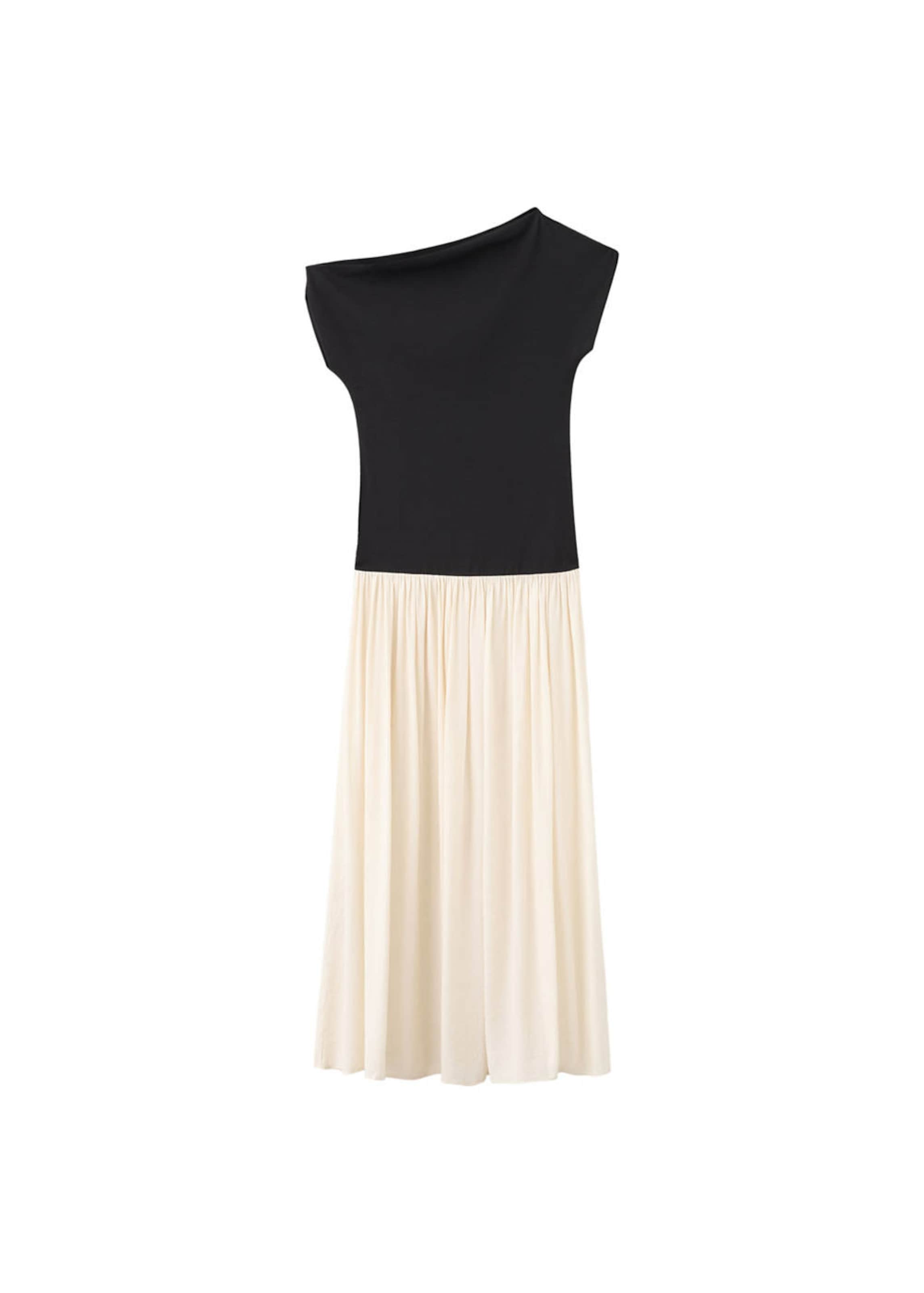 MANGO Kleid in Beige: Vorderseite