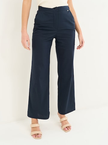 Camomilla Italia Loosefit Broek 'Pat' in Blauw: voorkant