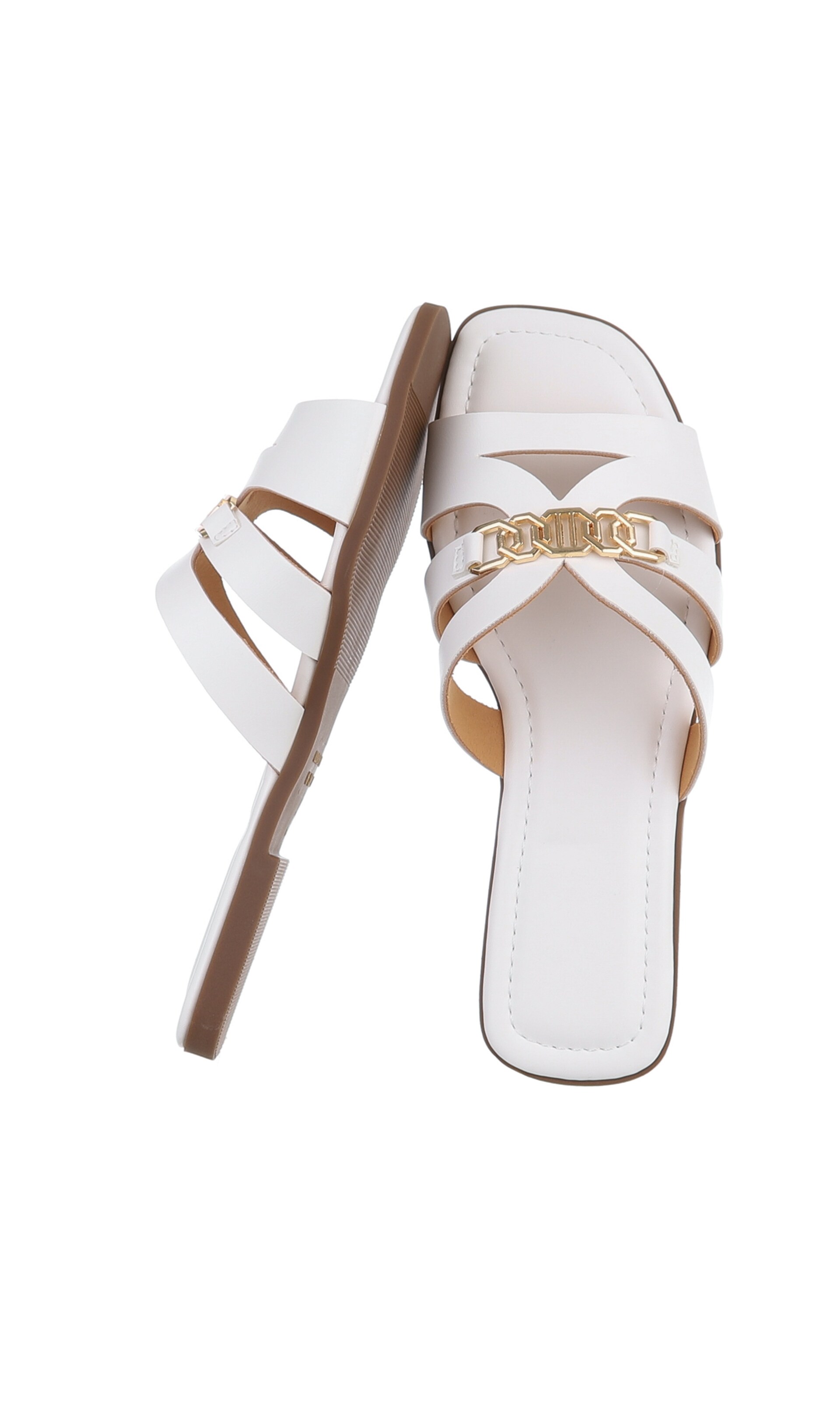 Ital-Design Mules in White
