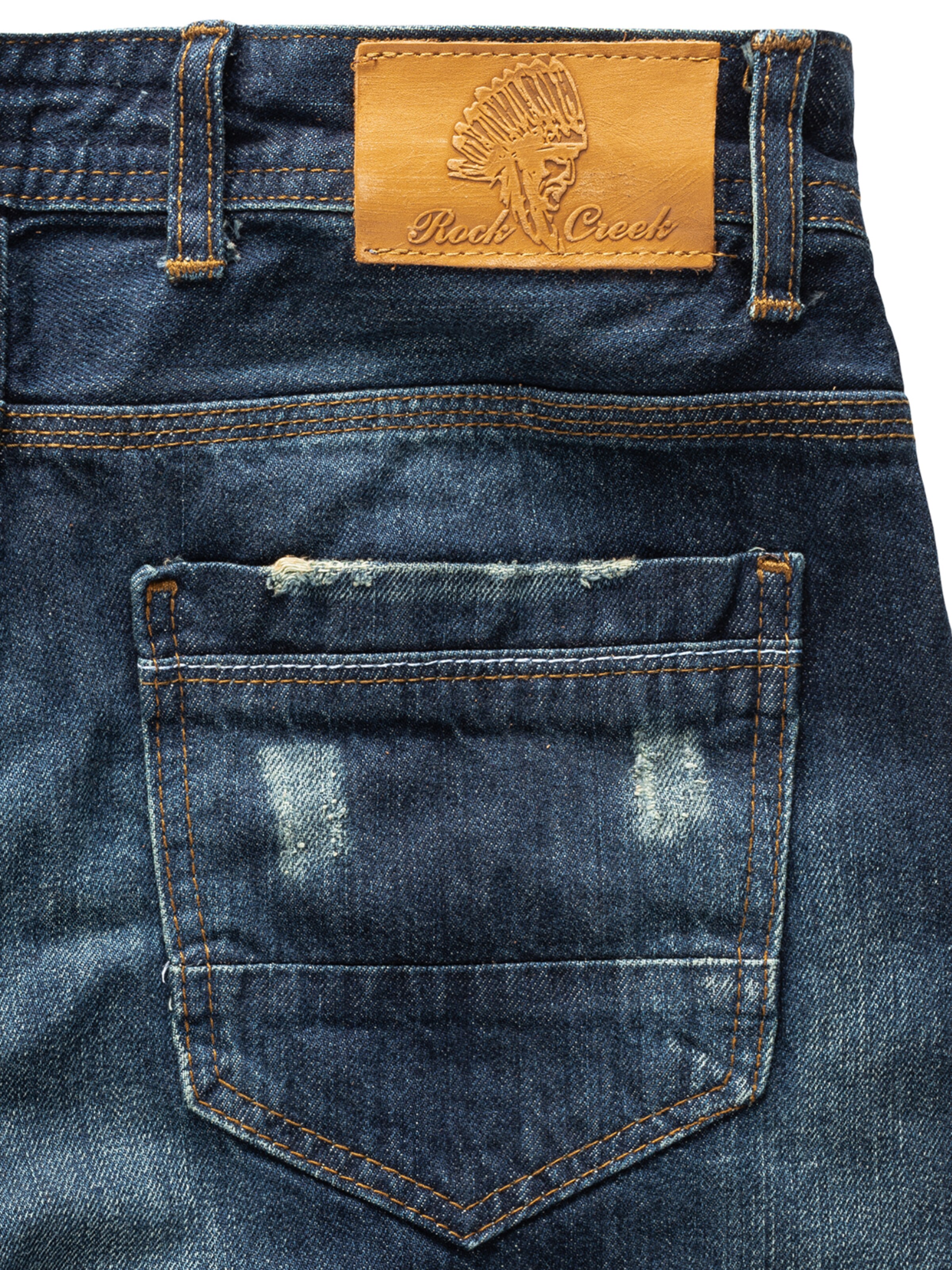 Rock Creek Regular Jeans in Blau