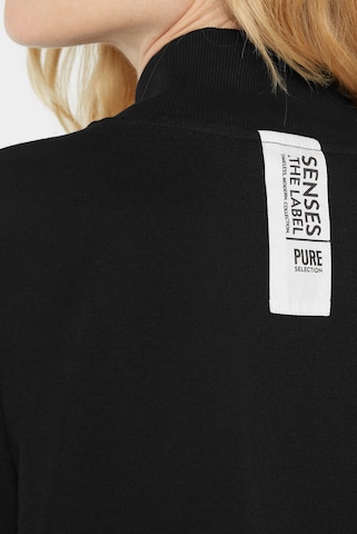 SENSES.THE LABEL Zip-Up Hoodie in Black