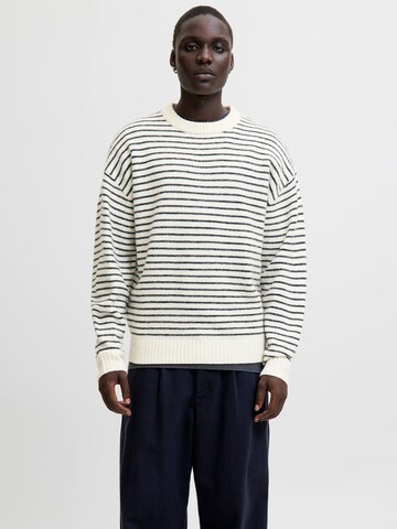 JACK & JONES Pullover in Weiß: Vorderseite