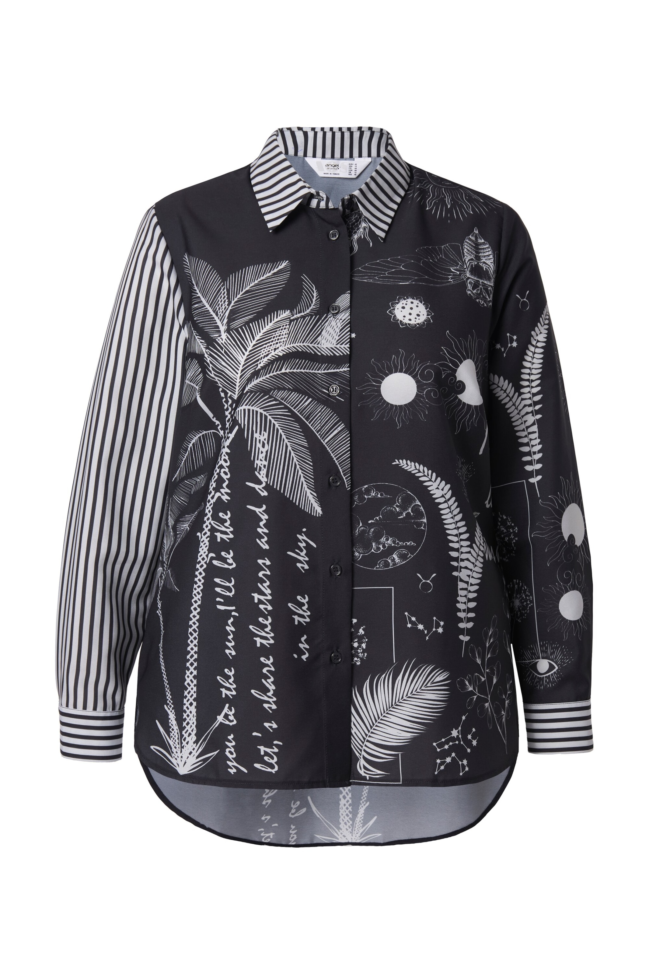 Angel of Style Hemdbluse in schwarz, Produktansicht