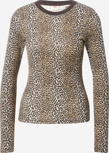 LEVI'S T-shirt 'BABY' en beige / cappuccino / brun foncé, Vue avec produit