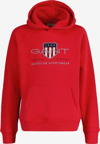 Sweat GANT en rouge : devant