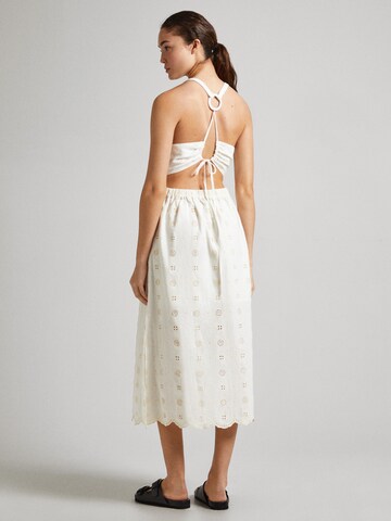 Robe ' GISELA ' Pepe Jeans en blanc