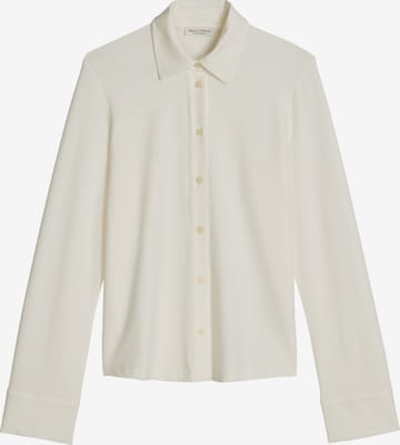 Cardigan Marc O'Polo en blanc : devant