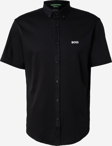 Coupe regular Chemise 'B_Motion' BOSS en noir : devant