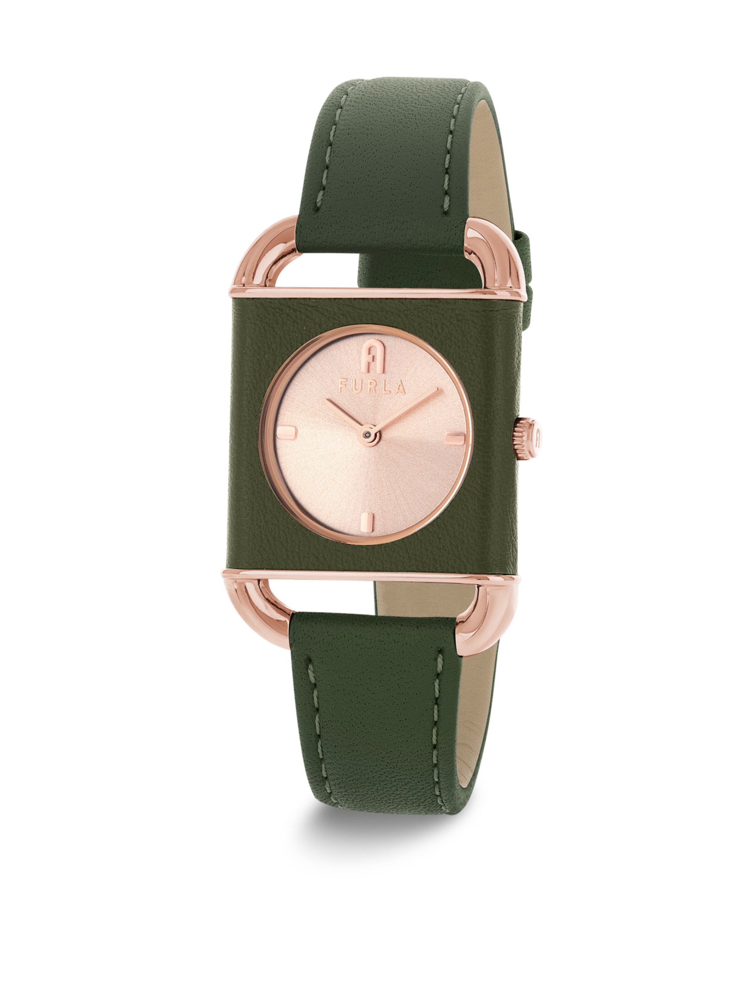 FURLA Analog watch 'ARCO' in Green