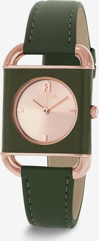 FURLA Analoog horloge 'ARCO' in Groen