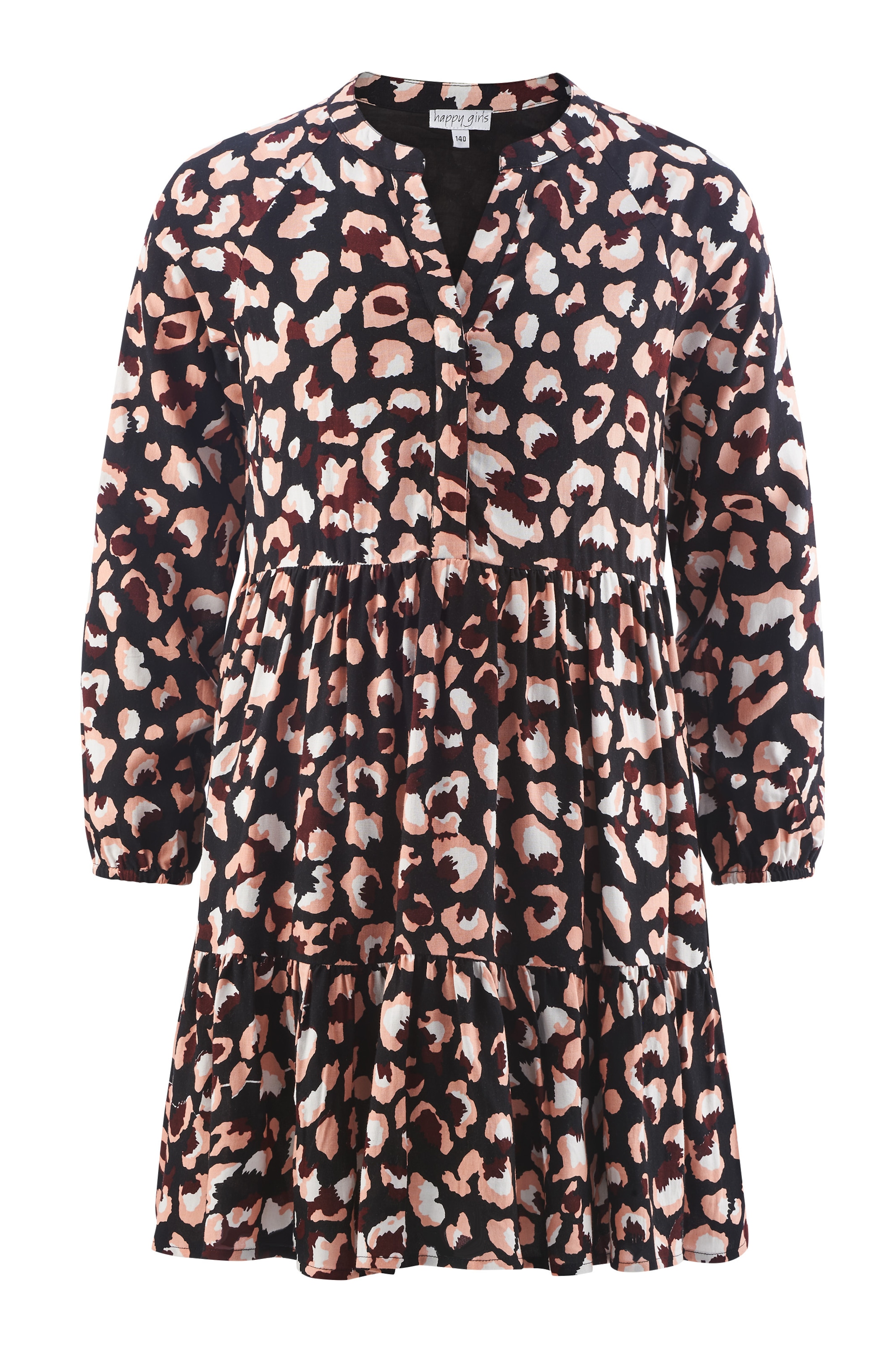 happy girls Obleka | črna barva: sprednja stran